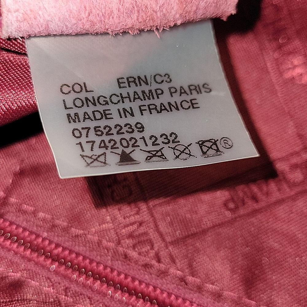Longchamp Pink Pebbled Leather Tote - Picture 16 of 16